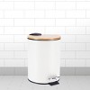 Evideco French Home Goods Bathroom Accessories with Natural Accents, Modern 6-piece Set - 4 of 4