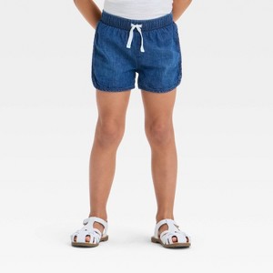Toddler Girls' Denim Shorts - Cat & Jack™ - 1 of 3