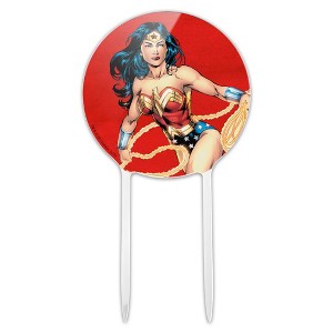 Wonder Woman Character Acrylic Cake Topper - 1 of 4