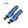 Unique Bargains Rubber Non-Slip Fit 7/8" Handlebar Grips 2 Pairs with Hex Wrench 5.28" - 3 of 4