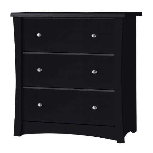Storkcraft Crescent 3 Drawer Chest Dressers Black Target