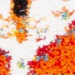 orange/ivory
