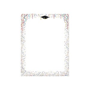 Great Papers! Celebrate Graduation Letterhead Multicolor 80/Pack (2019008) - 1 of 1