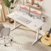 CAVINASvElectric Standing Desk,Height Adjustable Computer Desk with LED Display & 3 Memory Presets,28.7-48 Inch Range,176LB Capacity - 2 of 4