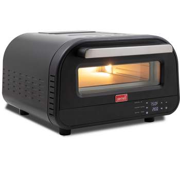 Gemelli Home Pizza Oven, Electric Indoor & Outdoor Pizza Maker, Countertop Pizza Oven w/ 6 Preset Functions