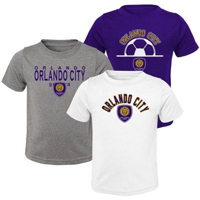 MLS Orlando City SC Toddler Short Sleeve 3pk T-Shirt - 2T