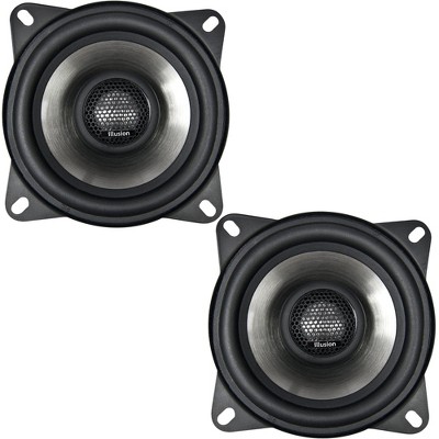 Illusion Audio E4CX 4" Electra Series Coaxial Speaker Kit - Pair