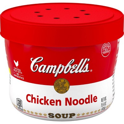 Campbell's Chicken Noodle Soup Microwaveable Cup - 15.4oz