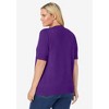 Woman Within Plus Size Perfect Elbow-Length Sleeve Cardigan - 3 of 4