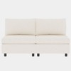 NicBex Couches for Living Room Armless Seat Loveseat Couches Chaise Longue Sofa Fabric Flexible Sofa with Storage for Small Spaces, Living Room - 4 of 4
