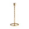 Sagebrook Home 10" Oval Ring Taper Candle Holder - Contemporary Gold Abstract Metal Candle Display for Home or Office Decor - Wedding Event Candle - 3 of 4