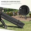 Resenkos Backyard Garden Canopy, Camping Canopy Screen Tent,10' x 10' Pop Up Canopy Tent with Netting, Instant Sun Shelter with Wheeled Carry Bag and - 4 of 4