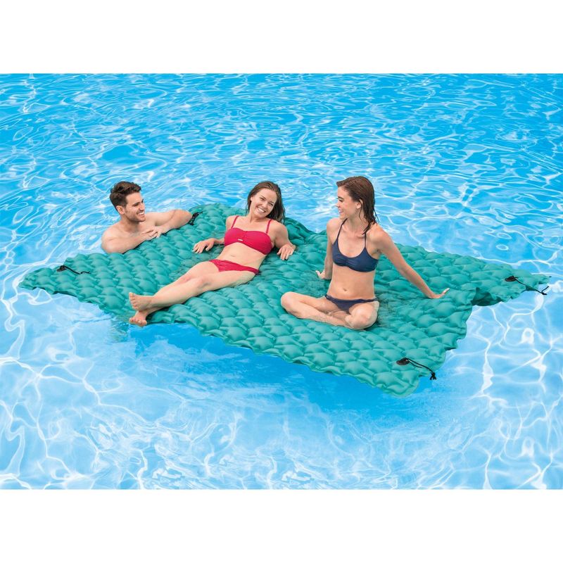 Intex Giant Inflatable Floating Swimming Pool Lake Mat Platform Pad (6 Pack), 2 of 7