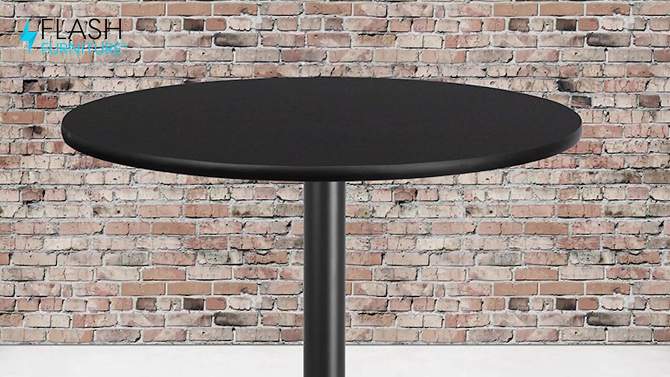 Flash Furniture 36'' Round Laminate Table Top with 30'' x 30'' Table Height Base, 2 of 6, play video