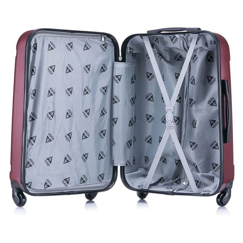 InUSA Pilot Lightweight Hardside Large Checked Spinner Suitcase, 4 of 7