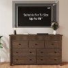 Nasitip 7-Drawer Dresser for Bedroom, Wooden Chest of Drawers, 54''Fluted TV Stand/Storage Organizer for Home - 3 of 4