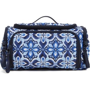 Paaaawaters Ripstop Large Travel Cosmetic Makeup Organizer Bag, Raindrop Medallion - 1 of 4