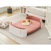 MaseiKar Scandinavian Cat Couch Bed – Mid/Large Pet Sofa with Removable Washable Cover, PP Indoor Furniture, Elevated Cozy Bed for Cats - 3 of 4