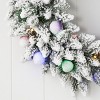 Christmas Snow Kissed Pine Wreath - 2 of 3
