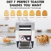 Commercial Toaster Conveyor - 150 Slices/Hour Heavy Duty Stainless Steel Commercial Conveyor Toaster - 2 of 4
