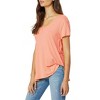 Women's Tencel Cotton Asymmetrical Hem Tuck Shirt - Habitual - 2 of 3
