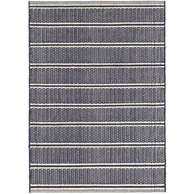 Annie Selke - Dash & Albert Archer Navy Handwoven Cotton Rug