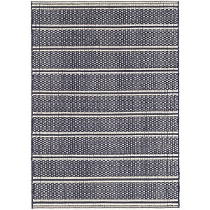 Annie Selke - Dash & Albert Archer Navy Handwoven Cotton Rug - 1 of 4
