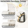 Chic Crate-57" Outdoor Rattan Daybed - Patio Furniture with Detachable Cushions for Backyard & Poolside (Modern Design, Beige) - 4 of 4