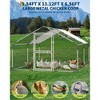Heavy-Duty Large Outdoor, Waterproof & UV-Resistant Metal Poultry Cage, Backyard Farm Hen House - 4 of 4