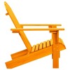vidaXL Patio Adirondack Chair, Solid Fir Wood, Orange - 3 of 4