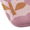 Alisa Galitsyna Heart Garden Memory Foam Bath Rug Pink - Deny Designs: Abstract Microfiber, Machine Washable - 3 of 4