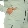 Women's Two Piece Fleece Tracksuit Set - White Mark - 4 of 4