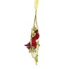 Crystal Expressions 5.25 In Cardinal Perched On Snowy Branch Ornament Red Birds Faceted Tree Ornaments - 2 of 3