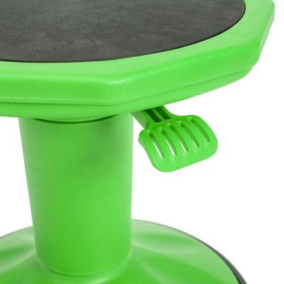 FlexiFun Kids' Green Active Learning Stool with Adjustable Height