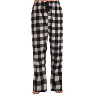 #followme Men's Microfleece Pajamas - Plaid Pajama Pants for Men - Lounge & Sleep PJ Bottoms - 1 of 3