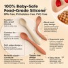 3-Pack Prep Baby Spoons, Silicone Baby Utensils for Self Feeding 6-24 Months, All Stages Baby Feeding Set, BLW Toddler Spoons - 2 of 4