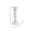 Glass Bubbly Candle Holder - Contemporary Tall Decorative Tabletop Holder for Tealights or Votive Candles - Elegant Event Decor - 3 of 4