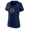 MLS Philadelphia Union Women's V-Neck Top Ranking T-Shirt - 2 of 3