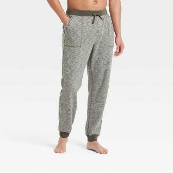Men's Double Weave Jogger Pajama Pants - Goodfellow & Co™ Olive Green XXL