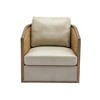 NicBex Accent Chair with Comfortable Foam Cushion,Modern Swivel Barrel Chair,Club Chair for Bedroom,Reading Room - 4 of 4