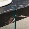 KTMBDW Glass Coffee Table, Tea Table Modern Side Coffee Table, Center Coffee Tables for Living Room, Tempered MDF Tabletop & Glass Legs - 4 of 4