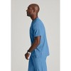 Barco One Men's Velocity 2-Pocket Ribbed V-Neck Scrub Top - 3 of 4