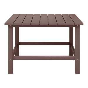 WestinTrends Malibu Kids Outdoor Patio Furniture HDPE 30" Wide Square Dining Table - 1 of 4
