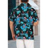 HAPPY BAY Men's Hawaiian Short Sleeve Button Down Shirt Mens Party Shirts Casual Vacation Summer Tropical Island Shirts for Men - 4 of 4