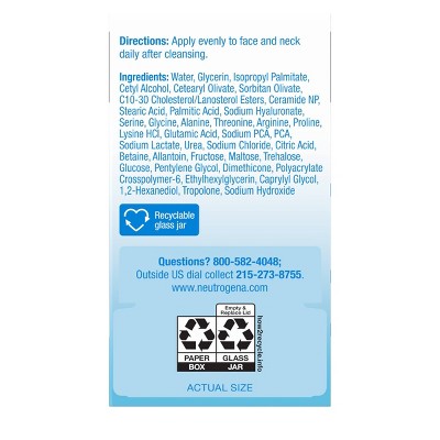 Neutrogena Hydro Boost Water Cream Face Moisturizer with Hyaluronic Acid for Dry to Extra-Dry Skin - Fragrance Free, 2 of 10