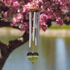 Woodstock Wind Chimes Signature Collection  Chimes of Remembrance  26''  Silver Wind Chime - 2 of 4