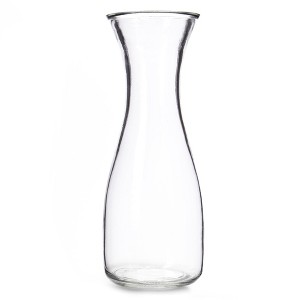Slickblue Glass Carafe Set, Narrow Neck Pitchers, Dishwasher Safe Drinkware, For Parties, Clear, Size Options - 1 of 3