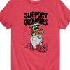 Boys' - Sesame Street - Support Grouches Oscar Short Sleeve Graphic T-Shirt - 2 of 4