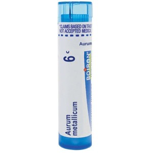 Aurum Muriaticum 6C by Boiron Homeopathic Single Medicine For Stress & Sleep  -  80 Pellet - 1 of 2