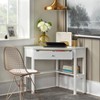 Medford Corner Desk with Drawer - Buylateral - image 3 of 4